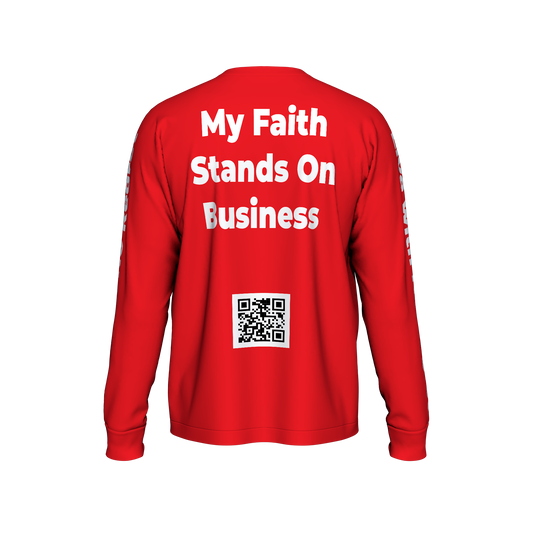 My Faith Stands On Business - red